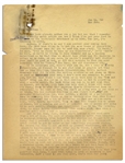 Hunter S. Thompson Letter Twice-Signed ''HST'' From San Juan in 1960 -- ''...This is not a Tahiti ethos, but Cincinnati with a Caribbean twist...''
